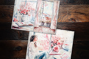 Dreamy Fiminine Travel Junk Journal, a Decorative Illustration by V Design Creator (Thumbnail 8 of 12)