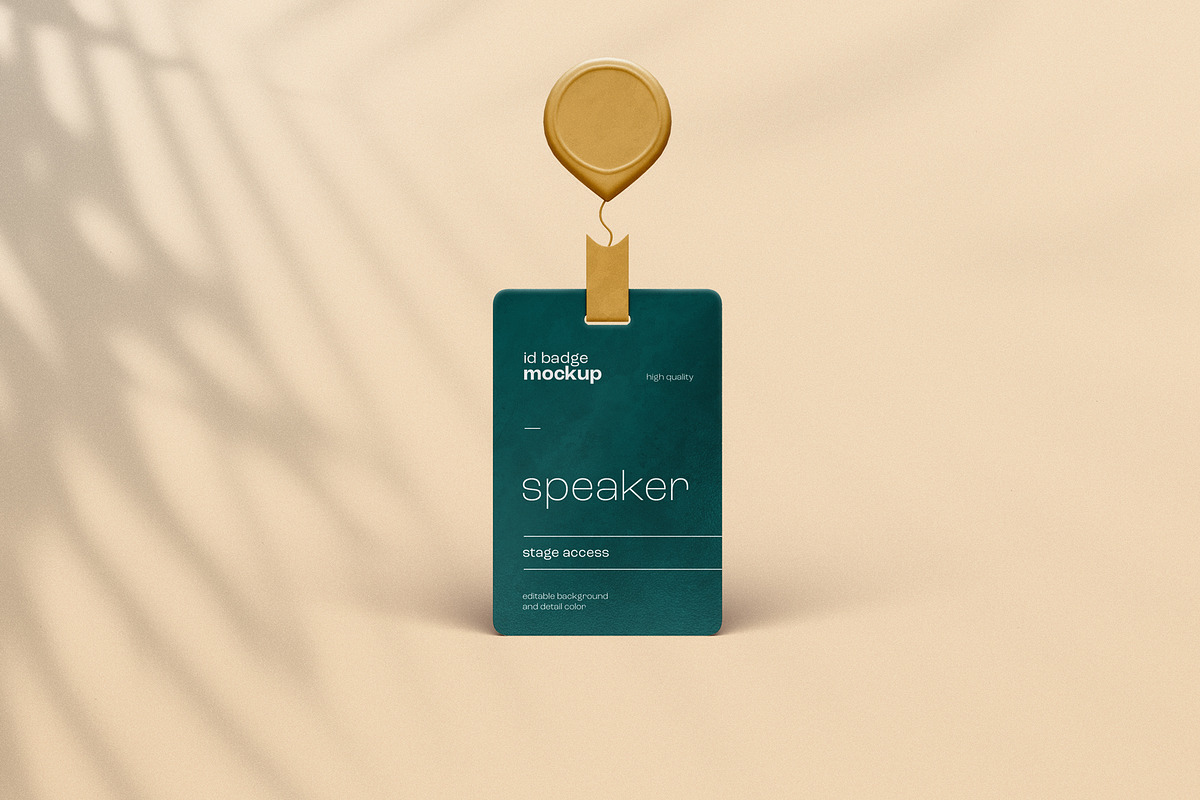 ID badge & business card mockup, a Product Mockup by dpi (Photo 4 of 16)