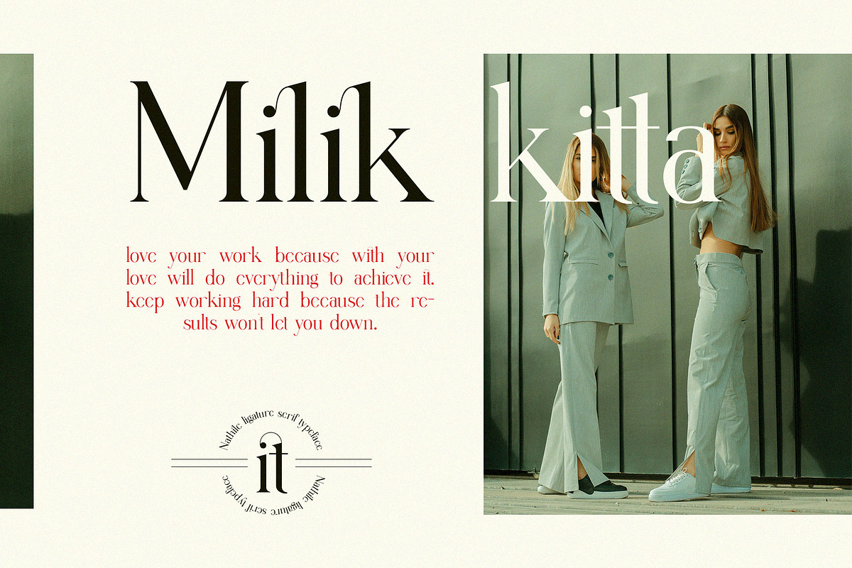 Nathile Ligature Serif Typeface, a Serif Font by Humaira_std (Photo 6 of 10)
