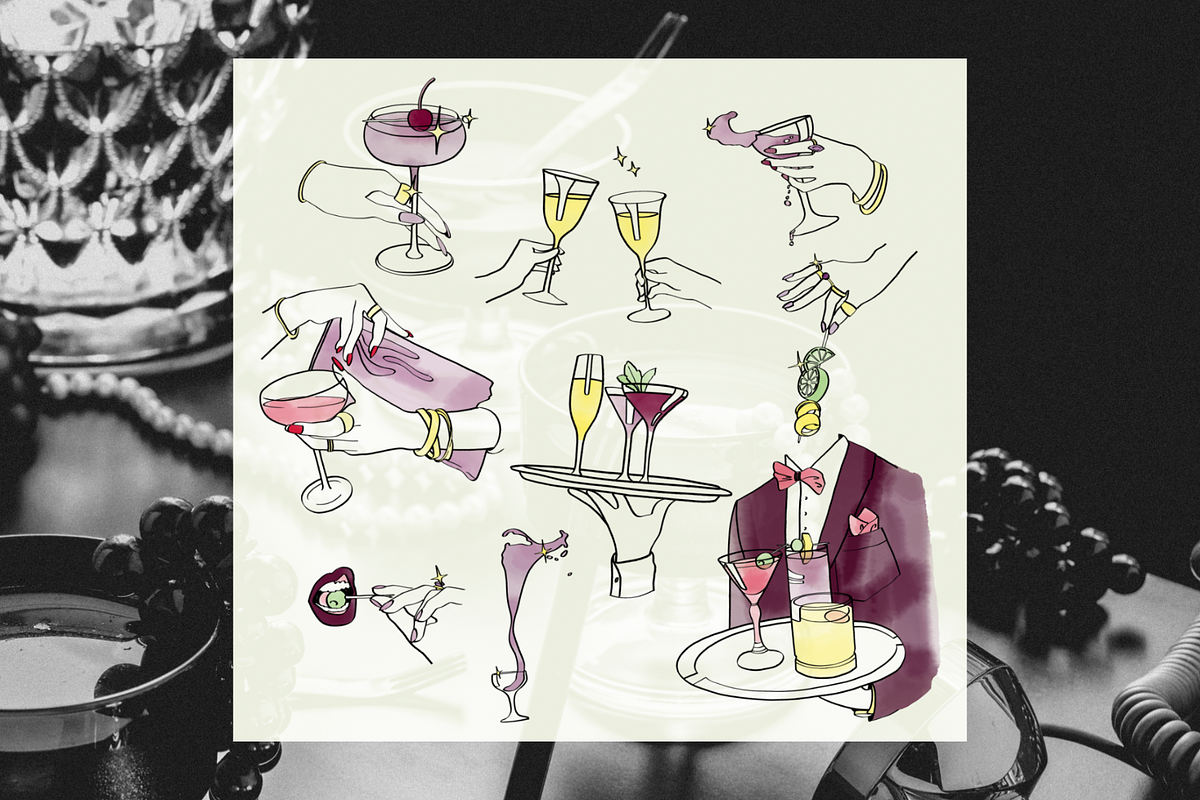Cocktails Illustration Bundle, a Decorative Illustration by Little Gremlin (Photo 7 of 7)