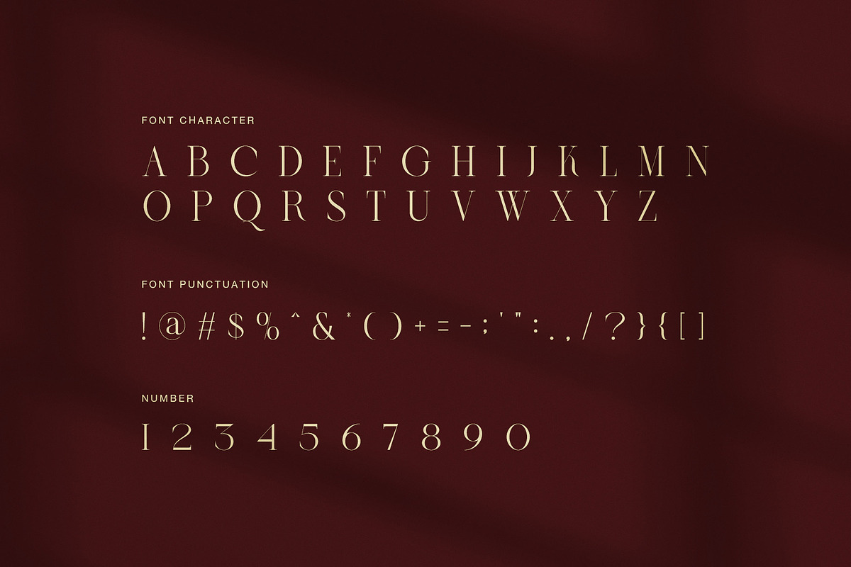 Chater Elegant Luxury Serif Font, a Serif Font by Graphicxell (Photo 7 of 8)