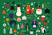 BEST CHRISTMAS BUNDLE 16 PRODUCTS, an Animal Illustration by MoleskoStudio (Thumbnail 4 of 56)