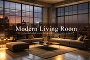 15 Modern Living Room, a Background Graphic by NOMO DESIGN (Thumbnail 1 of 16)
