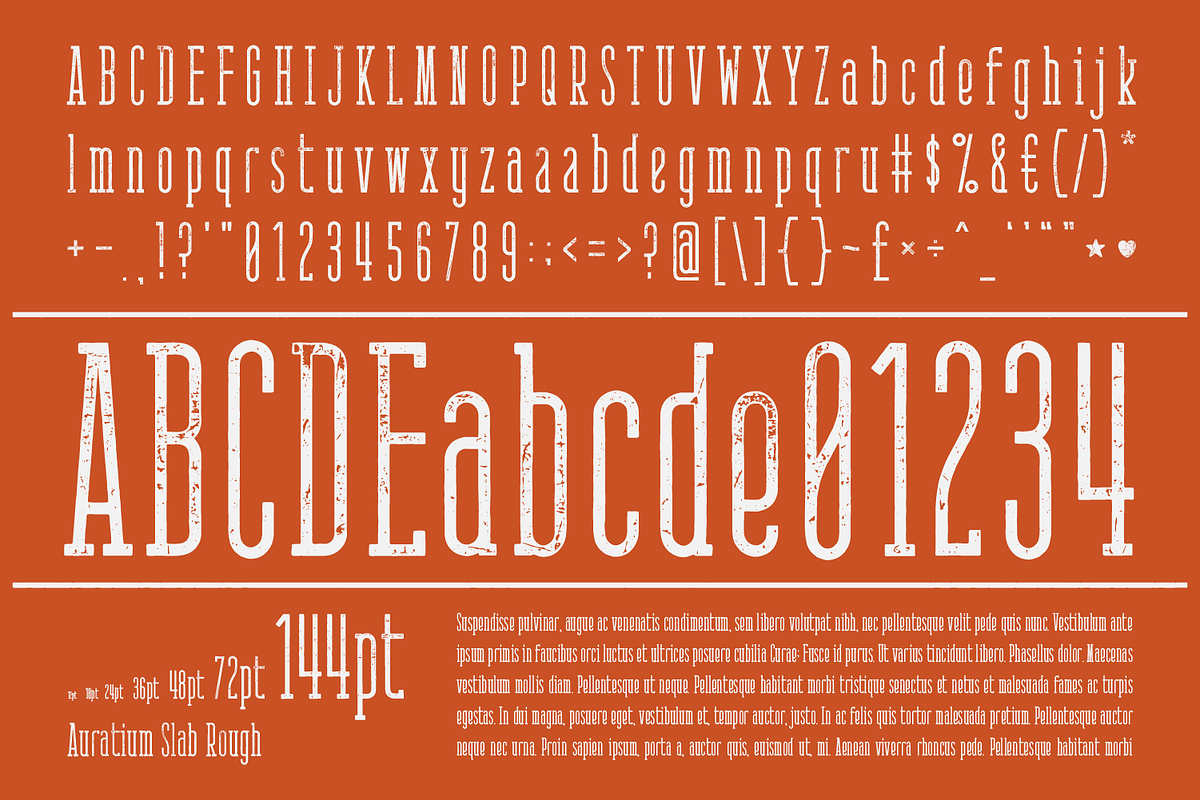 AURATIUM Regular & Slab Typeface, a Slab Serif Font by Alex-Banks Type (Photo 7 of 13)