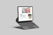 iPad Pro With Keyboard Mockup, an iPad Mockup by Graphiculon (Thumbnail 7 of 11)