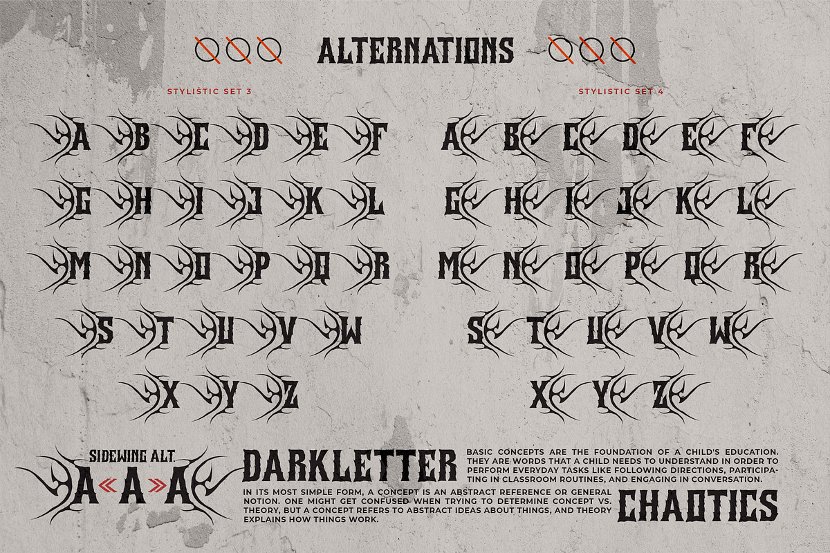Krondos Typeface, a Blackletter Font by alit design (Photo 9 of 17)