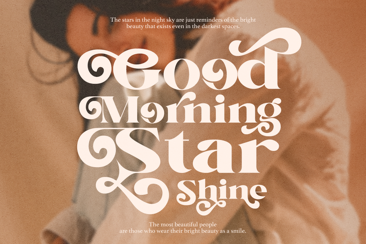 Peachy Retro - Modern Retro Serif, a Serif Font by Dharmas Foundry (Photo 10 of 14)