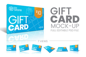 Giftcard Mockup