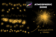 56 SHINE brushes for PROCREATE X5, a Brush Add-On by Graphics Resources (Thumbnail 9 of 17)