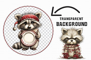 Whimsical Grumpy Christmas Animals, an Illustration by Libby Wishes (Thumbnail 3 of 7)