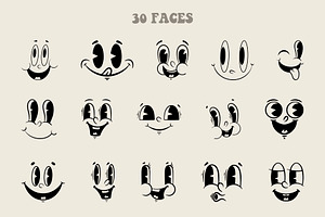 Cartoon Retro Characters. Vol 2