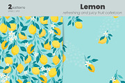 Lemon - fruit collection, a Pattern Graphic by moja doodle (Thumbnail 2 of 3)