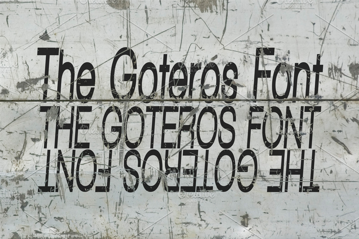 Font | The Goteros Font