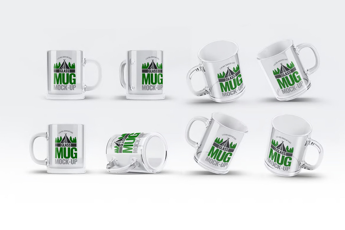 Glass Mug Mock-Up, a Product Mockup by Hubzway (Photo 1 of 8)