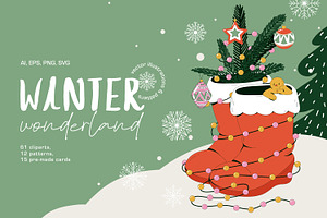 Winter Wonderland: Illustrations Set