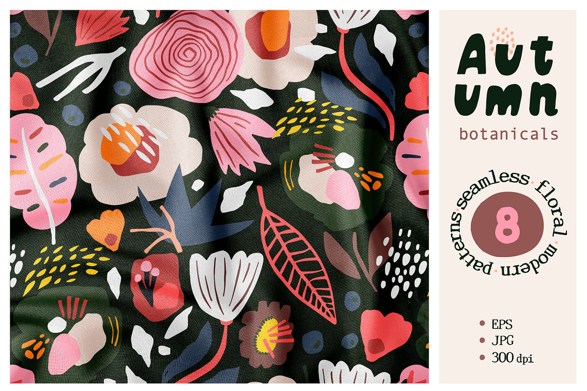 Autumn botanicals collection, a Pattern Graphic by solmariart (Photo 1 of 7)