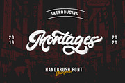 Montages - Retro Bold Script Font, a Script Font by StringLabs (Thumbnail 1 of 8)