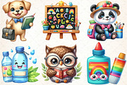 Back to School Sublimation Clipart, an Illustration by DreamCafeArt (Thumbnail 3 of 3)