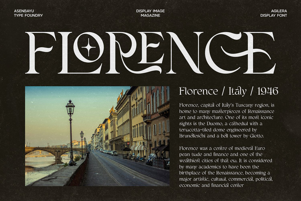 Agilera - Stylish Ligature Font, a Serif Font by Asenbayu (Photo 11 of 15)