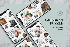 InstaGrid 8 - Canva Magazine Puzzle