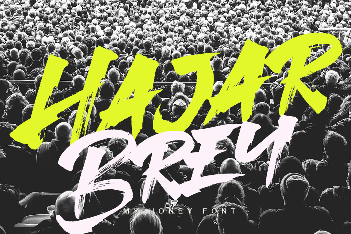 My Honey Brush Font Duo preview 6