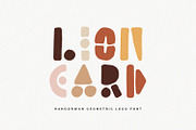 Lion Card | Handmade Geometric Font, a Script Font by Graphicfresh (Thumbnail 1 of 8)