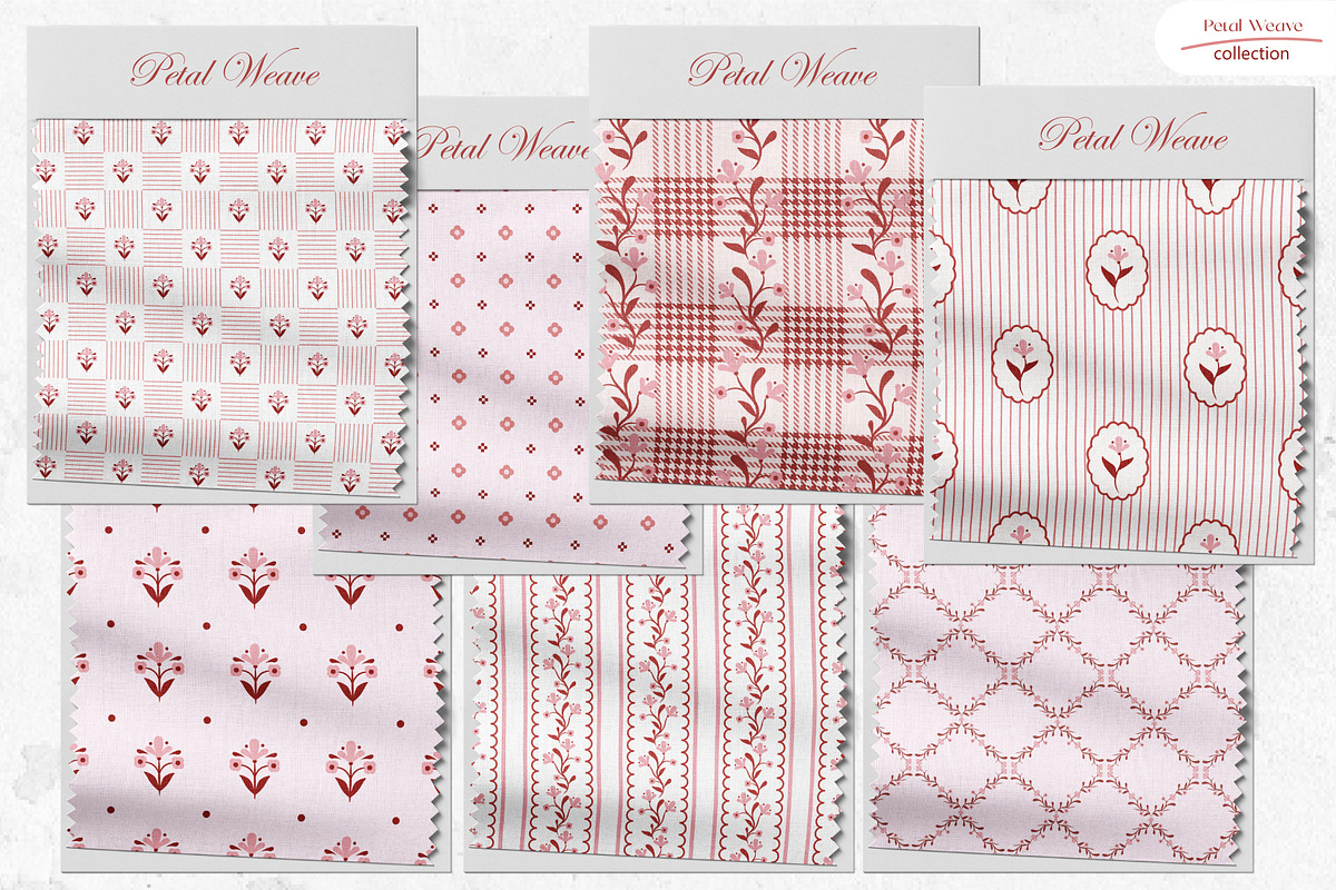 Petal Weave - Seamless Patterns, a Pattern Graphic by InaCorart (Photo 3 of 9)