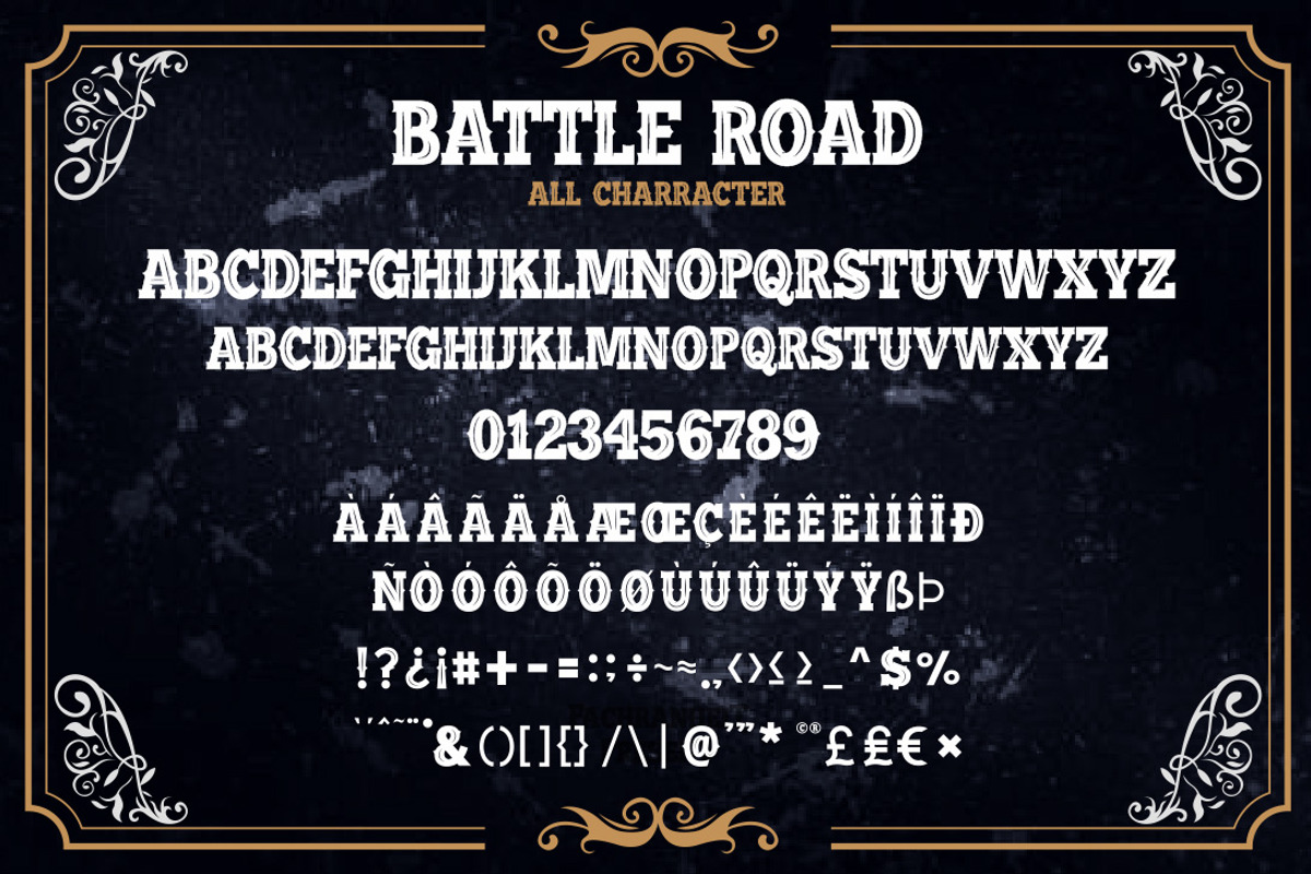 Battle Road, a Blackletter Font by Fachranheit Studio (Photo 11 of 13)