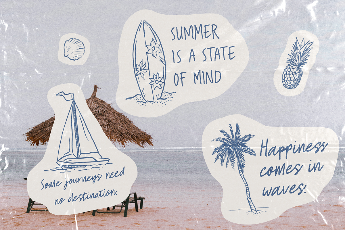 Summer in the City, a Handwritten Font by Negara Studio (Photo 2 of 11)
