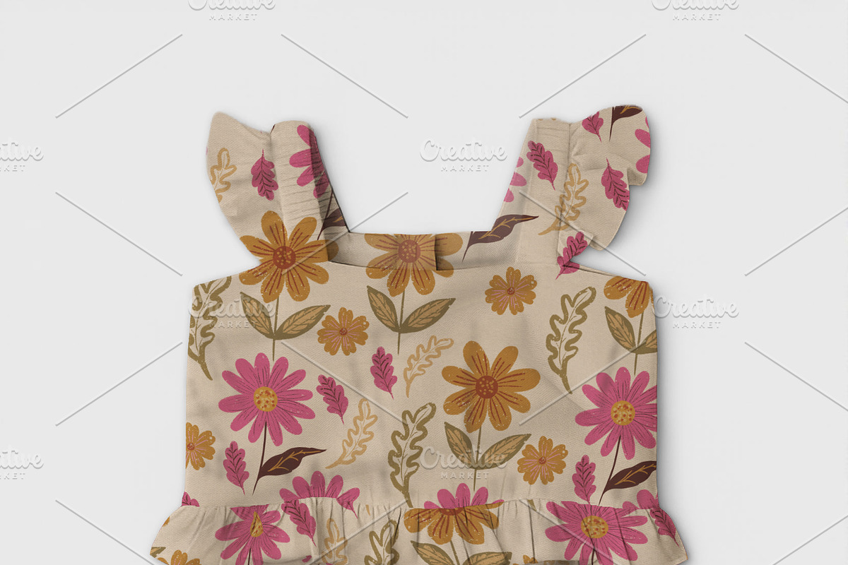 Baby Girl Ruffle Romper Mockup, a Shirt Mockup by Nora Gad (Photo 19 of 21)