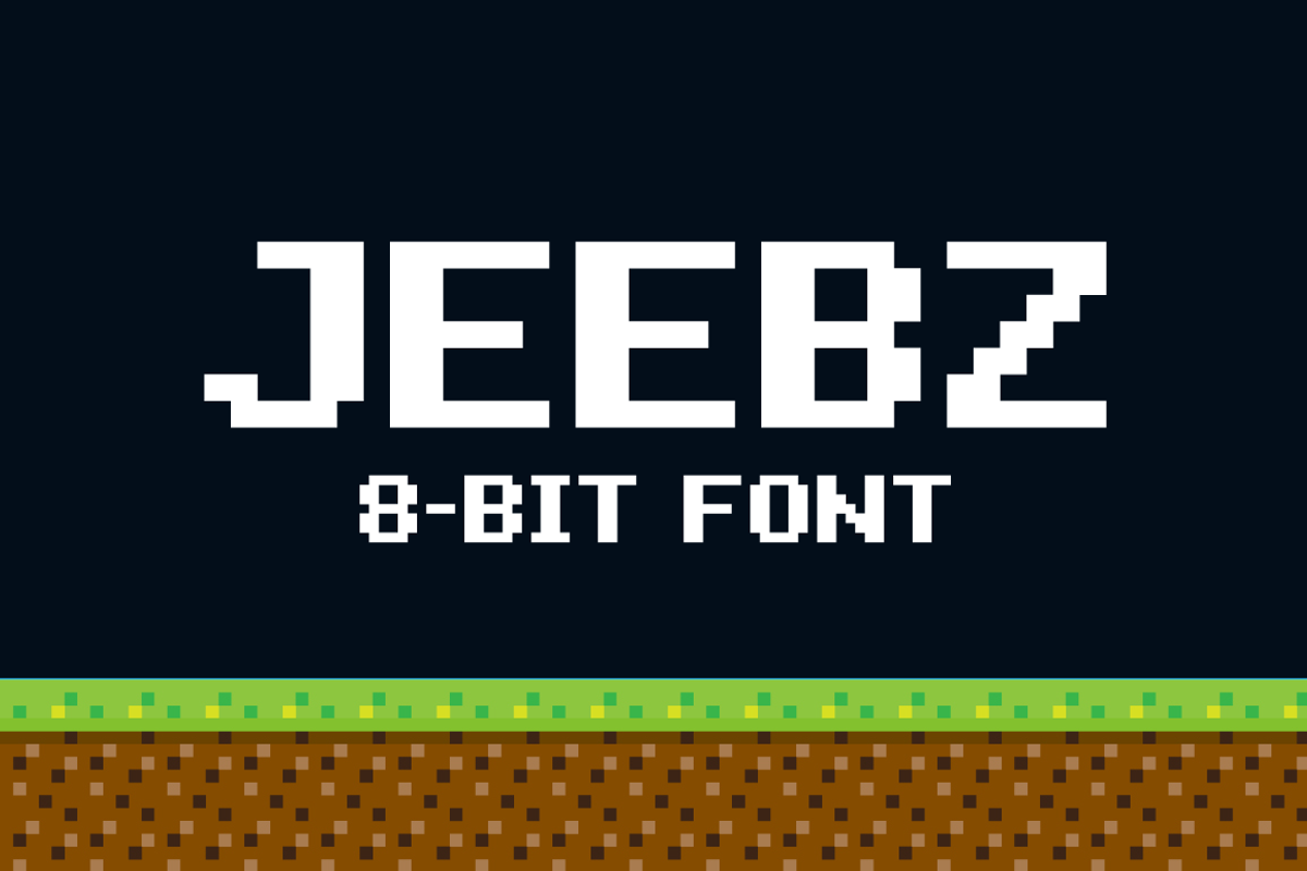 Jeebz: 8-bit font