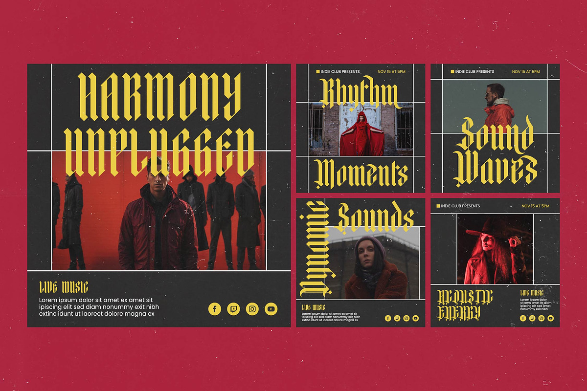 Boombie Stylish Blackletter Font, a Blackletter Font by timelesstype.co (Photo 14 of 20)