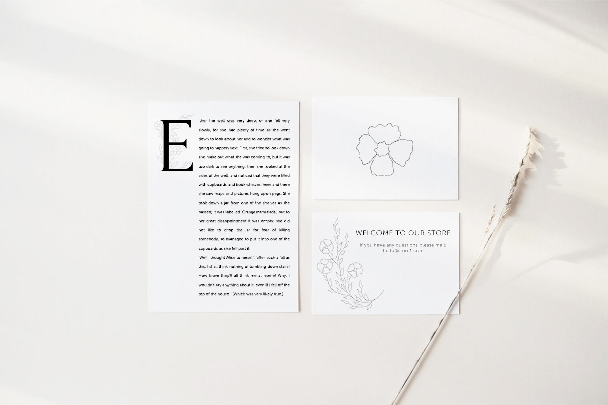 Mattiola font Floral illustrations, a Symbol Font by Alice_Evans (Photo 8 of 11)