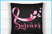 Butterflies Ribbon Survivor Awarenes, a Graphic by Creativeusart (Thumbnail 4 of 4)