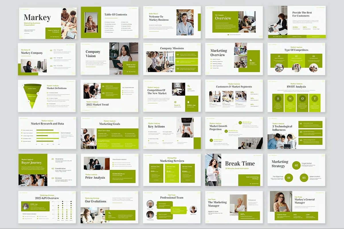 Marketing Business Powerpoint, a Presentation Template by Fit-tee (Photo 5 of 11)