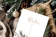 Watercolor Clipart - Winter Wildwood, a Decorative Illustration by Beigetime (Thumbnail 7 of 16)