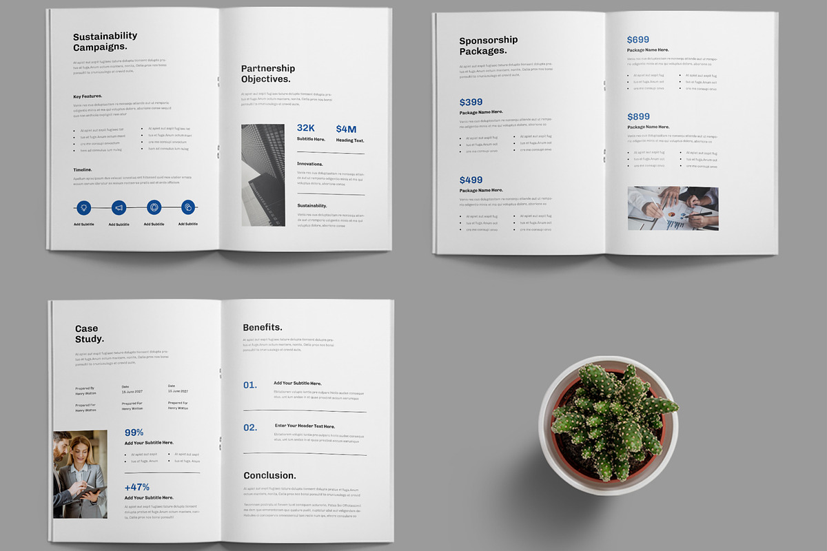 Corporate Sponsorship Proposal, a Brochure Template by ContestDesign (Photo 3 of 3)