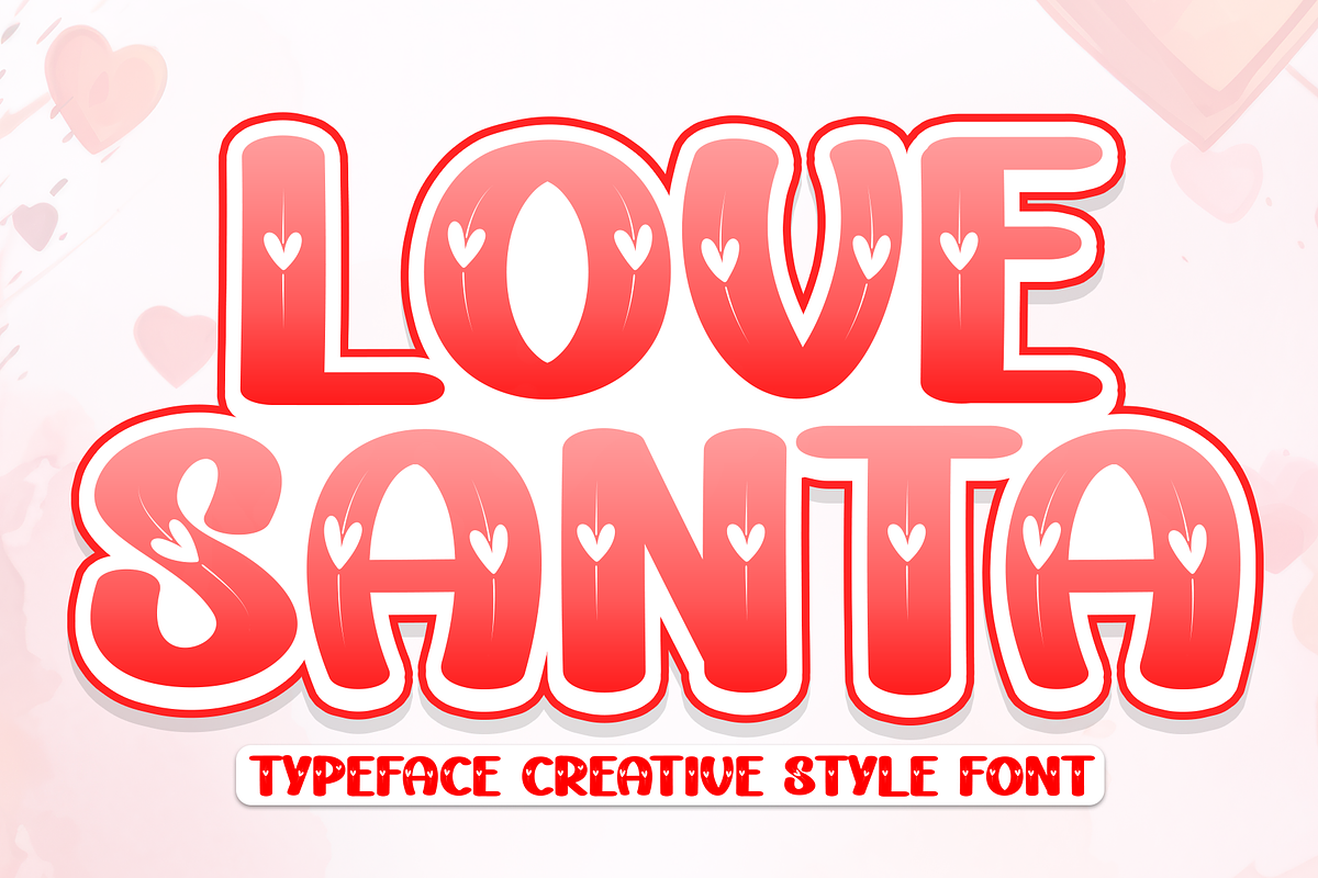 Love Santa | Script Font, a Script Font by Scratchones (Photo 1 of 8)