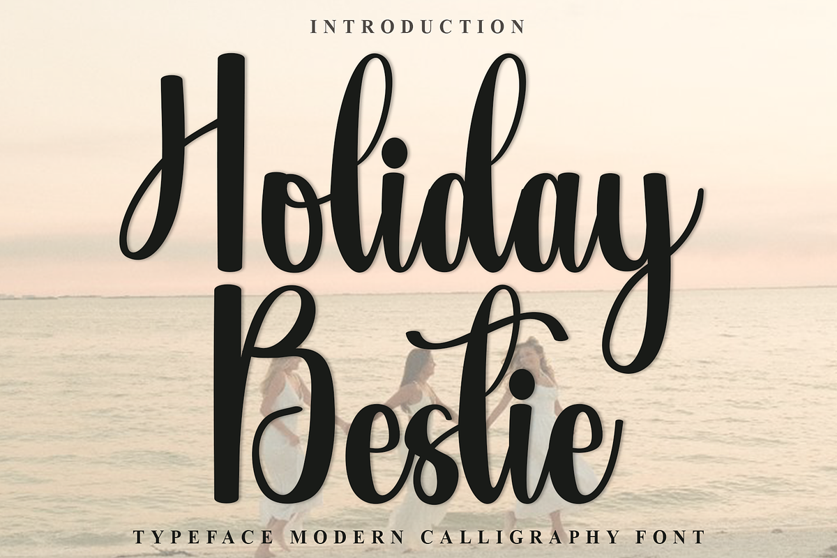 Holiday Bestie, a Handwritten Font by FreshTypeINK (Photo 1 of 8)