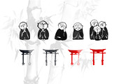 Elements Of Japanese Design, an Illustration by Elina_Li (Thumbnail 3 of 4)