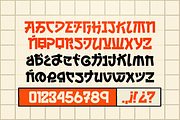 Kabuto Tribute Font, a Font by DonMarciano (Thumbnail 3 of 5)