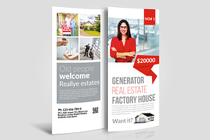 Real Estate Rack Card Templates