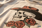Skull Wearing A Cowboy Hat With Red, an Object Graphic by SharpMarketplace (Thumbnail 5 of 5)