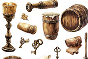Piratecore Seamless Patterns, a Pattern Graphic by BusyDaydesign (Thumbnail 7 of 9)
