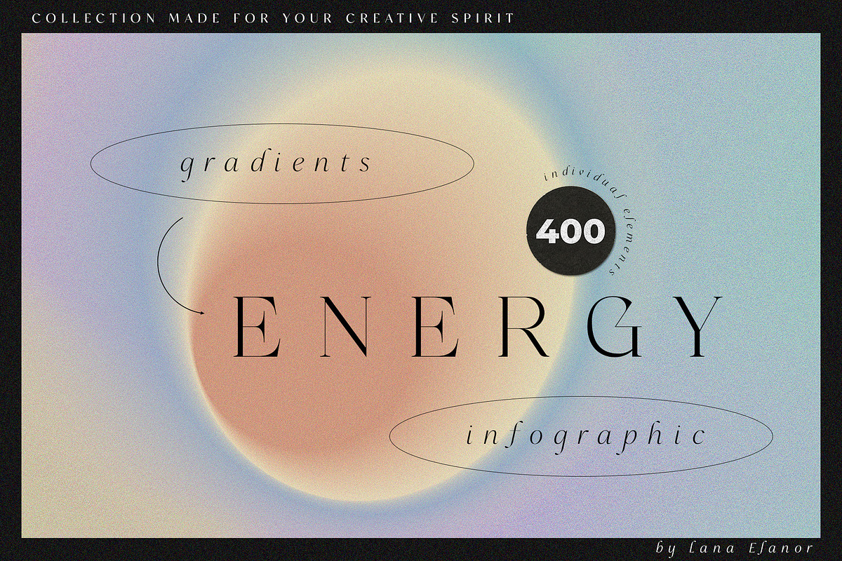 ENERGY gradient & infographic, an Object Graphic by Lana Elanor (Photo 1 of 12)
