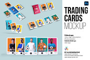 Trading Cards Mockup - 9 views, an Advertising Mockup by Illusiongraphic (Thumbnail 1 of 19)