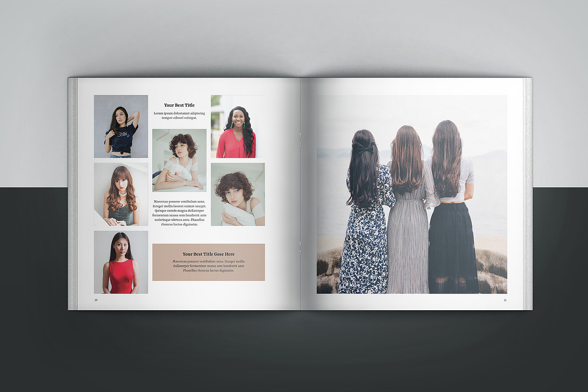 Square Fashion Lookbook / Brochure, a Magazine Template by Template Shop (Photo 6 of 10)