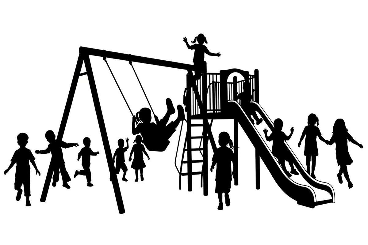 50 Kids Playground Silhouette Bundle, an Illustration by Gfx_Store (Photo 31 of 51)