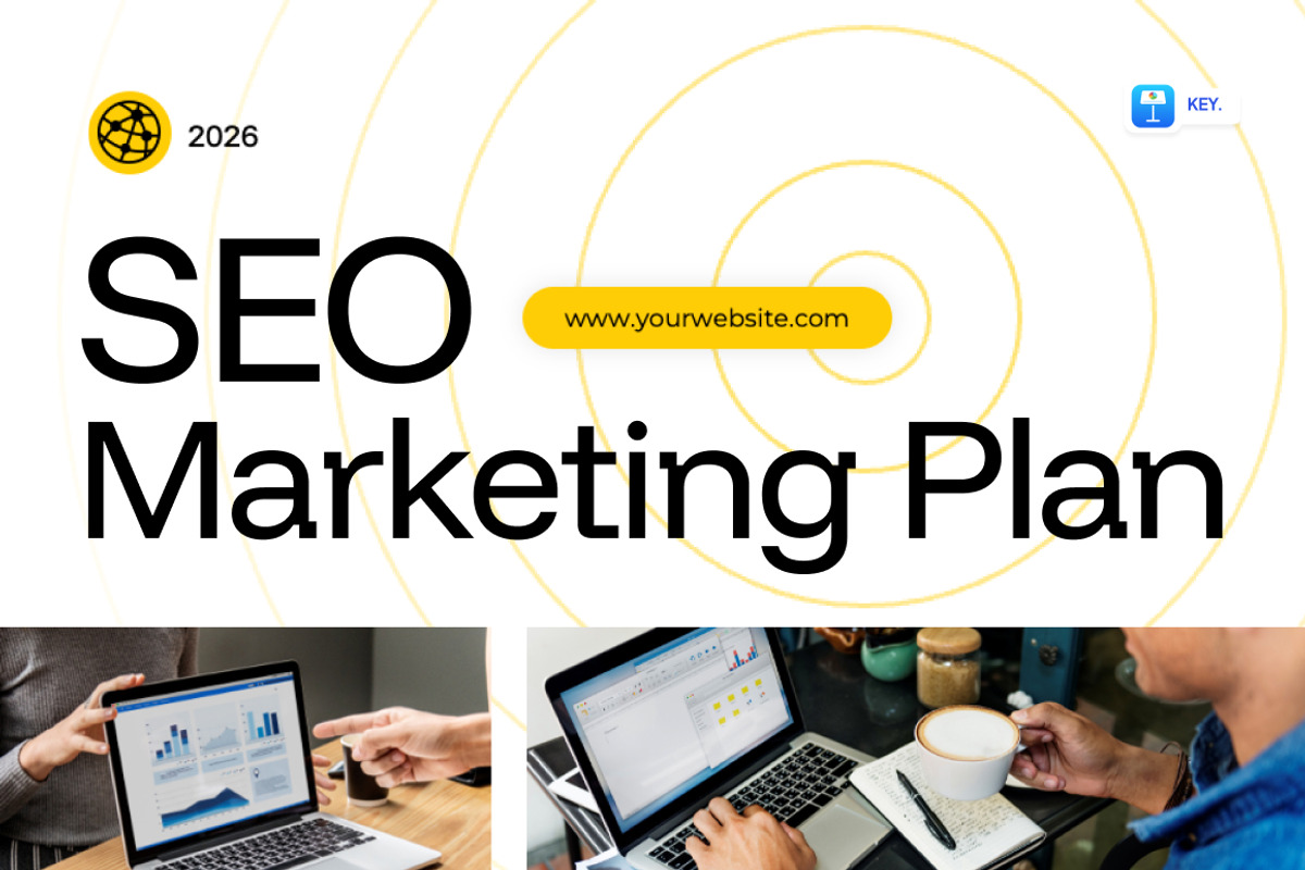 SEO Marketing Plan Keynote, a Presentation Template by Loin Studio (Photo 1 of 4)