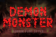 Demon Monster, a Handwritten Font by Yoga Letter (Thumbnail 1 of 10)